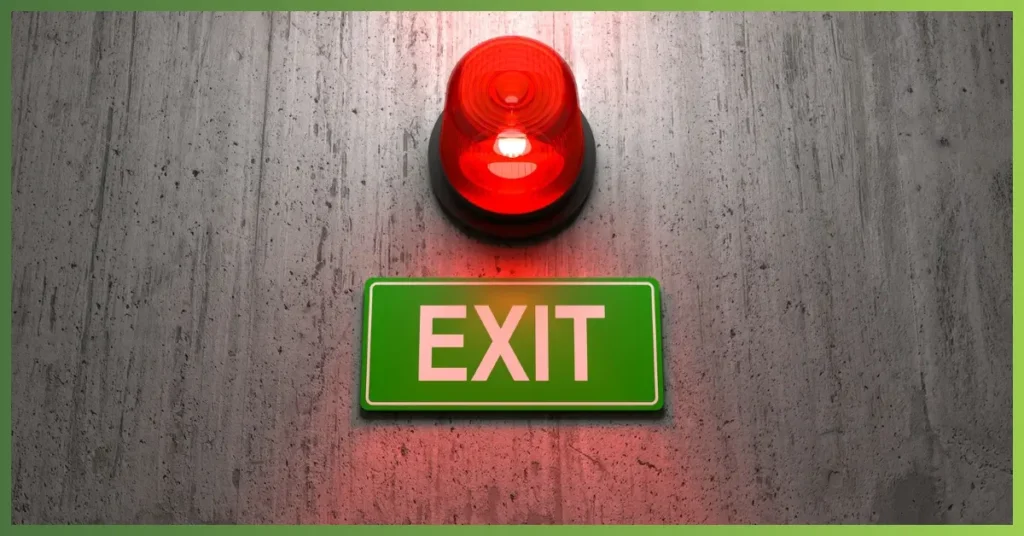 Emergency Exit Sign