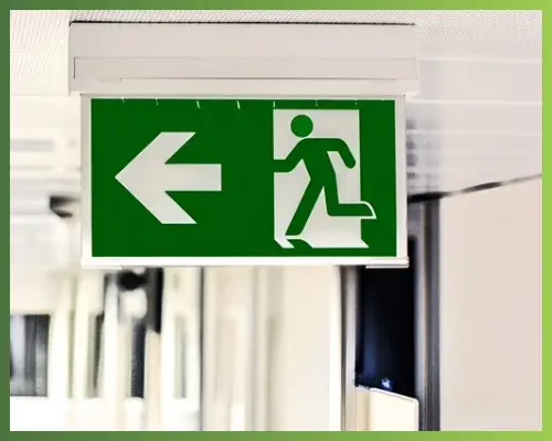 Use of Emergency Exit Signs