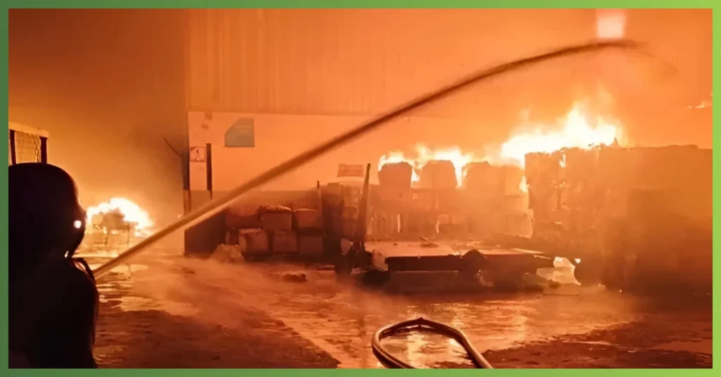 Big Fire Breaks Out at Lahore Airport Cargo Terminal