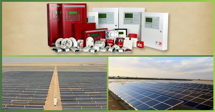 Adressable Fire System at Scatec Solar installed with control panels and detectors by GreenTech Solutions